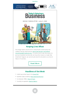 Today's Veterinary Business - Your Weekly News Is Here
