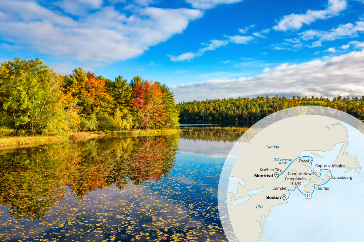 Contrasts of Canada & the St. Lawrence River