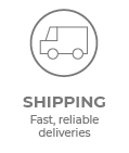 SHIPPING Fast, reliable deliveries