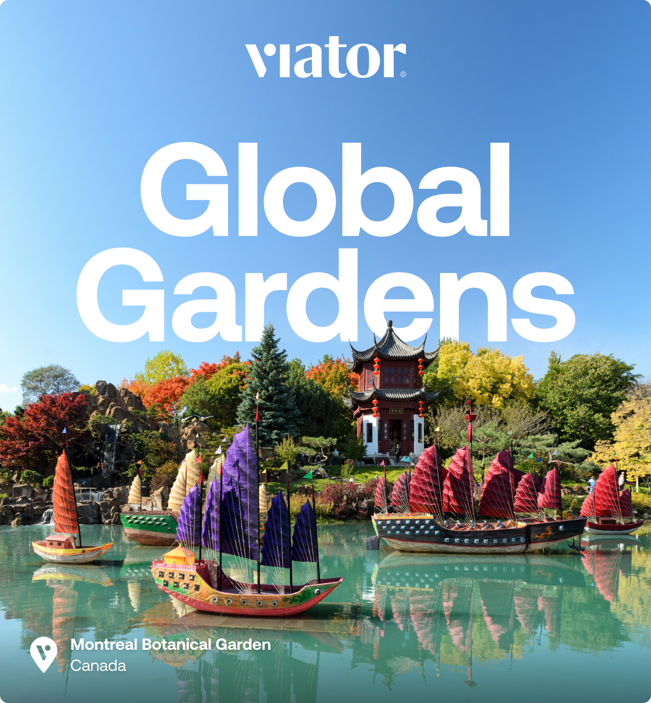 Montreal Botanical Garden in Canada