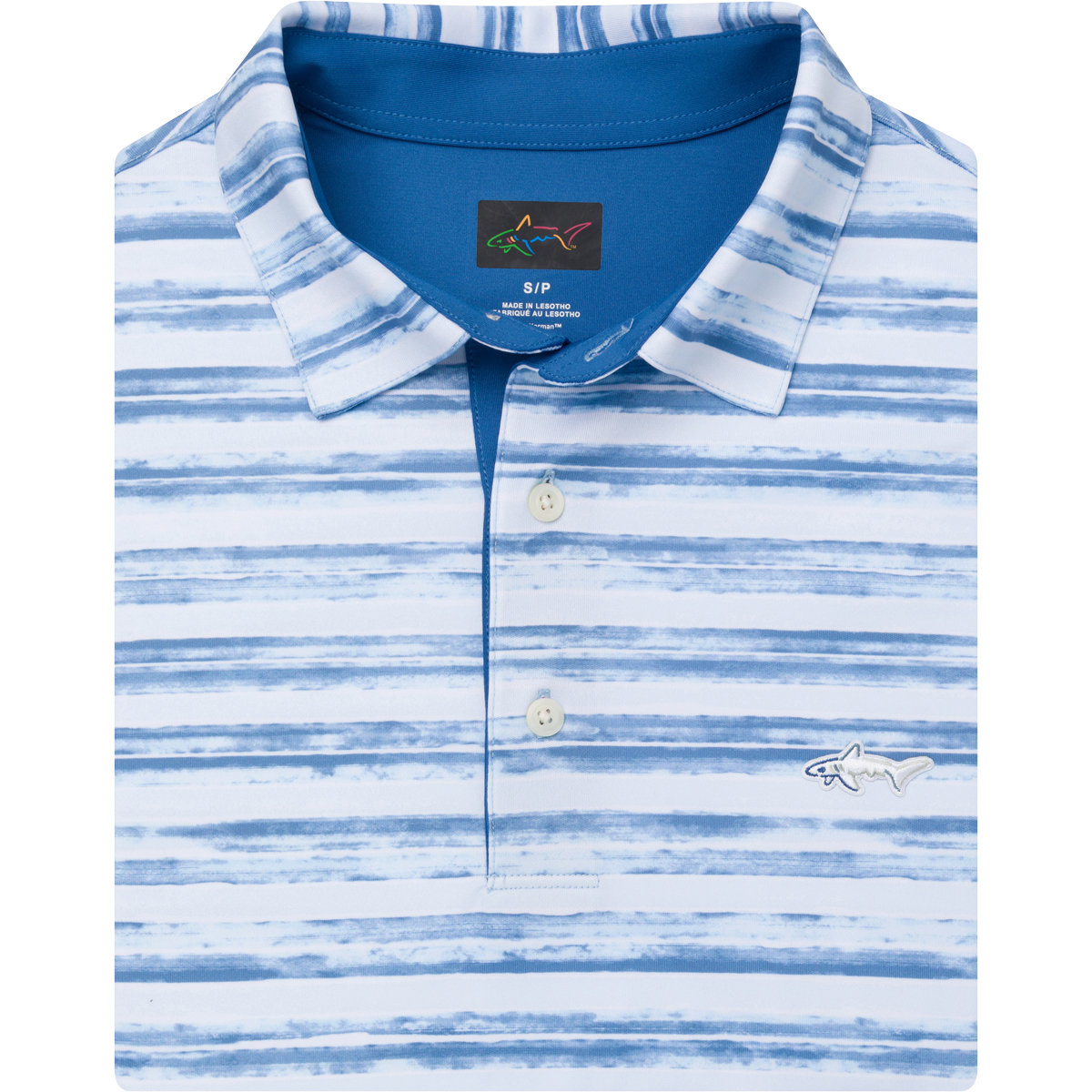 Image of ML75 Watercolor Stripe Polo