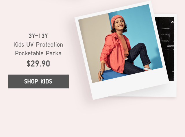 PDP10 - KIDS UV PROTECTION POCKEATABLE PARKA