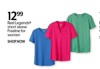 12.99 Reel Legends® short sleeve Freeline for women