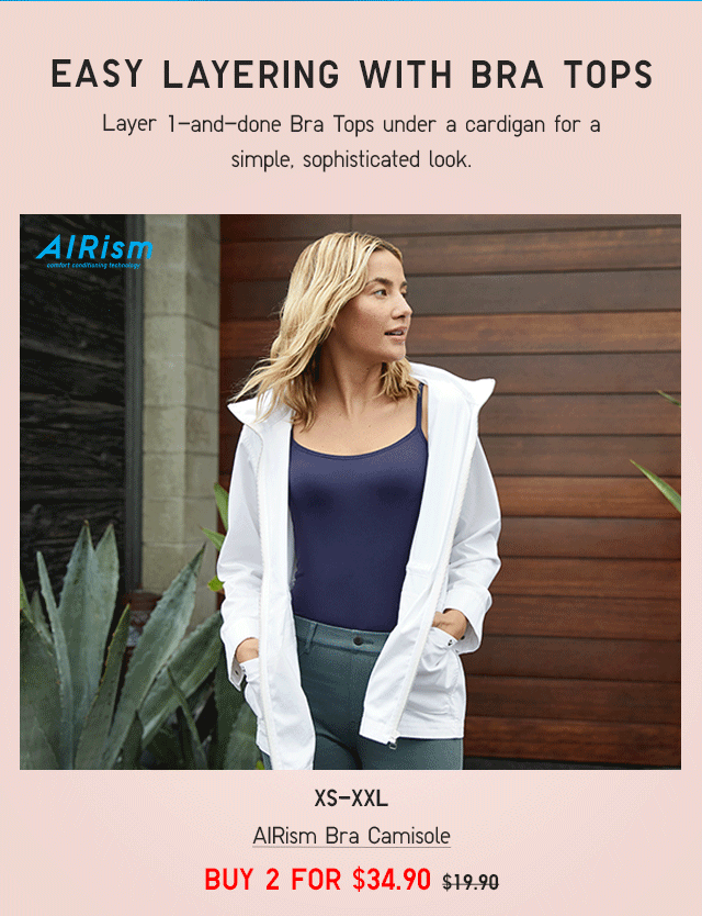 BODY9 - WOMEN AIRISM BRA CAMISOLE