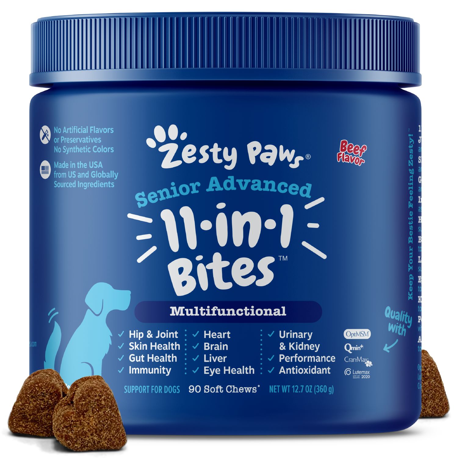 11-in-1 Multifunctional Bites™ for Senior Dogs - 1, 2, & 3 Packs!