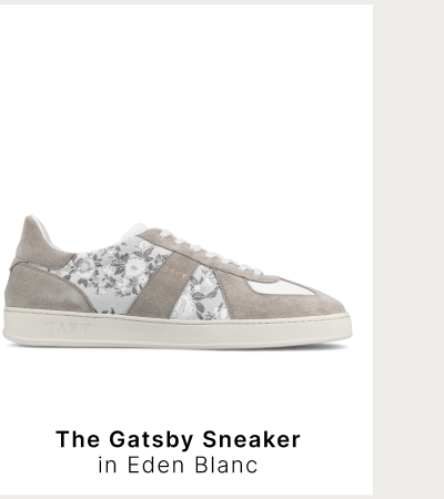 The Gatsby Sneaker in Eden Blanc