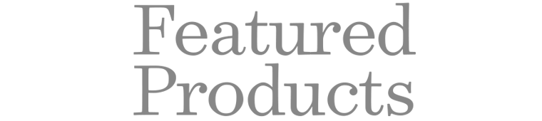 Subtitle: Featured Products
