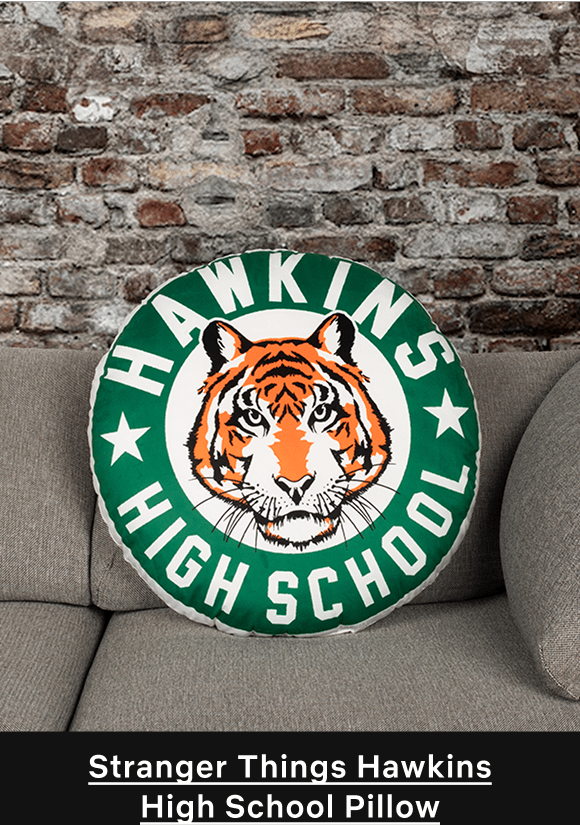 Stranger Things Hawkins Highschool Pillow