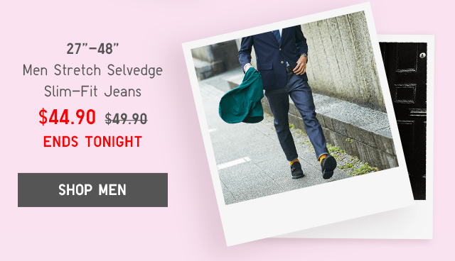 PDP8 - MEN STRETCH SELVEDGE SLIM-FIT JEANS