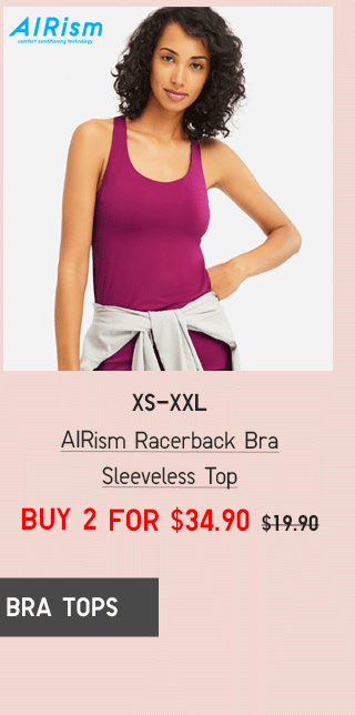 BODY11 - WOMEN AIRISM RACERBACK BRA SLEEVELESS TOP