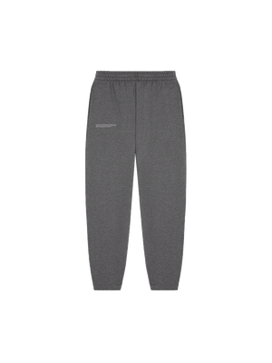 Reclaimed Cotton Barrel-Leg Track Pants—reclaim charcoal