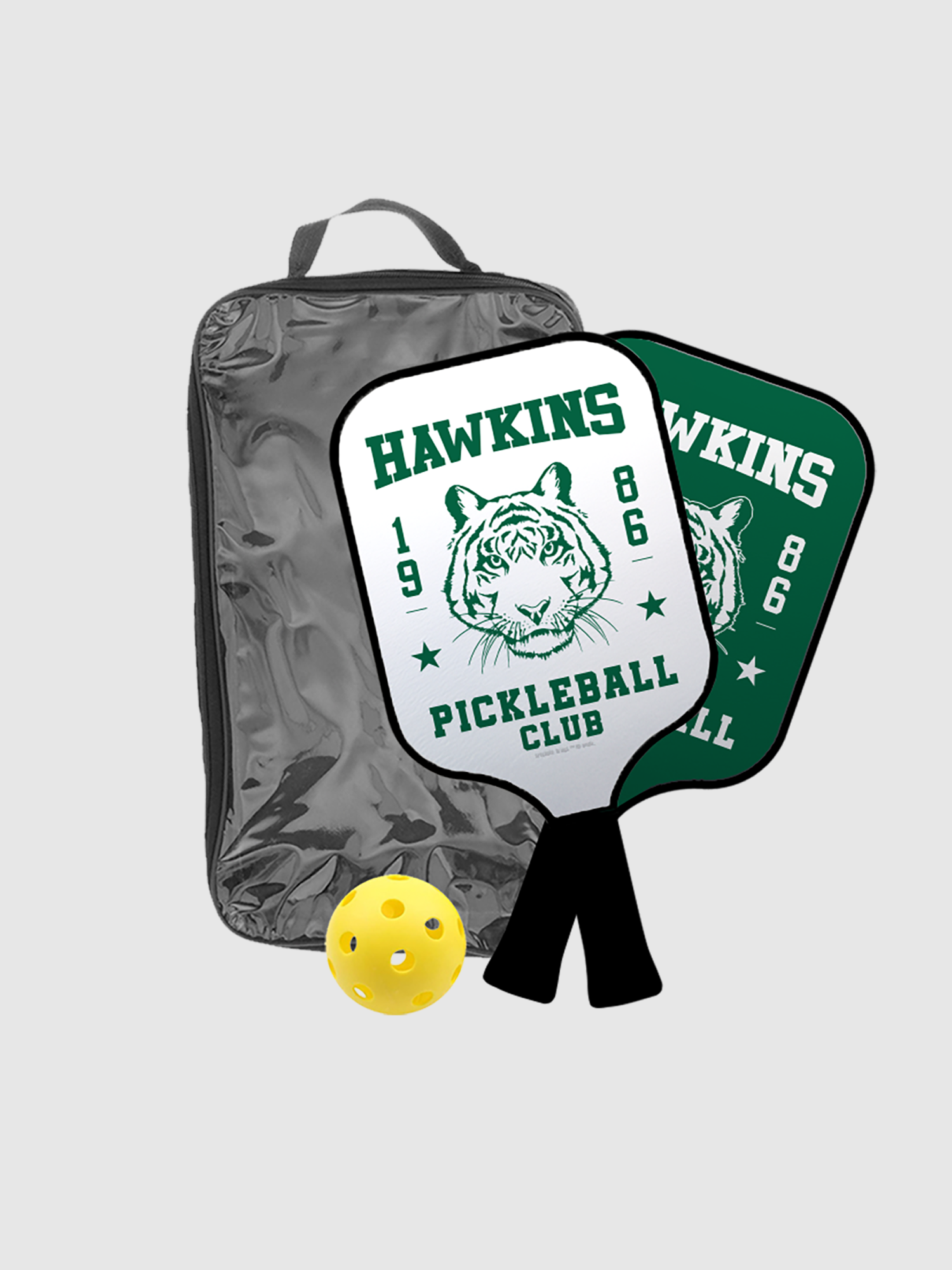 Image of Stranger Things Hawkins Pickleball Set