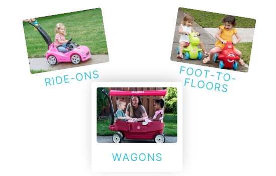 Ride-Ons, Foot- to- Floors, & Wagons up to 15% off this Easter