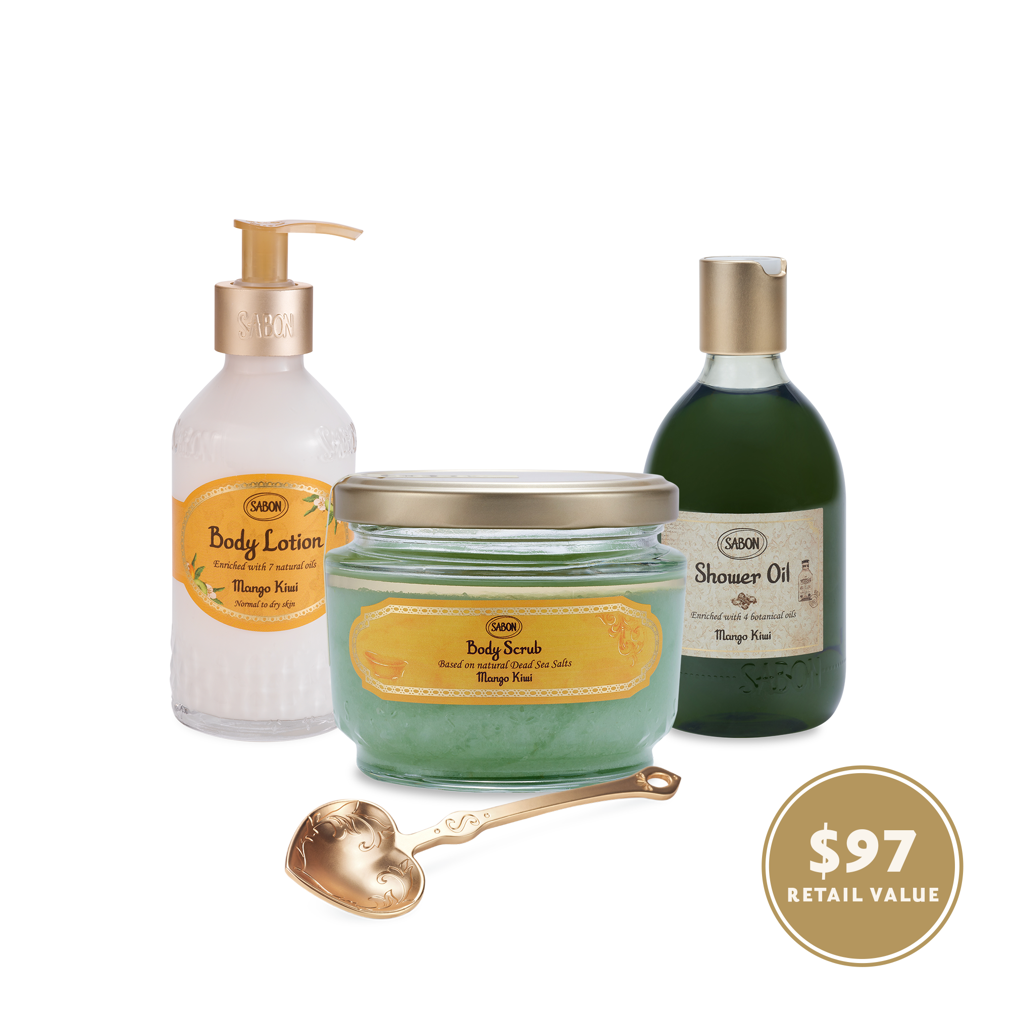 Image of #NextGen Hydrating Body Ritual Mango Kiwi Gift set