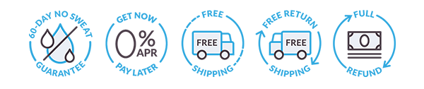 Shop risk-free, with free shipping and returns!