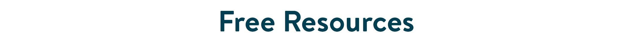 Free Resources