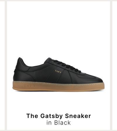 The Gatsby Sneaker in Black