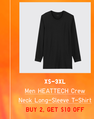 BODY4 PDP3 - MEN HEATTECH CREW NECK LONG-SLEEVE T-SHIRT