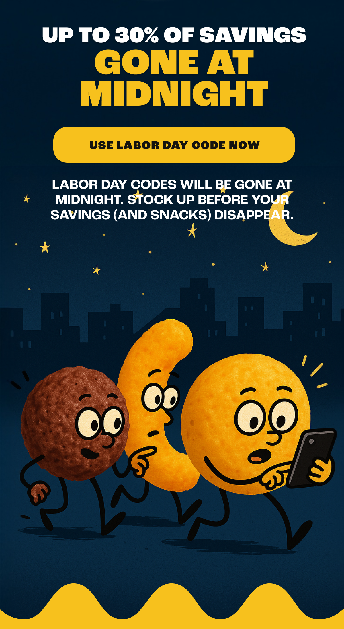 USE LABOR DAY CODE NOW