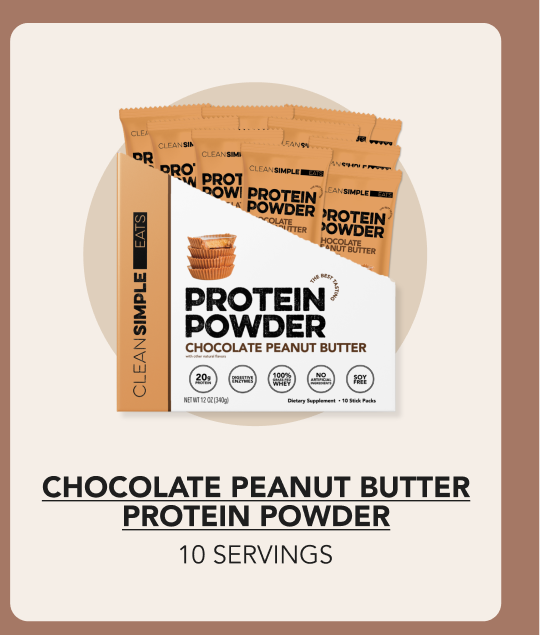 Chocolate Peanut Butter Protein Powder: 10 Servings