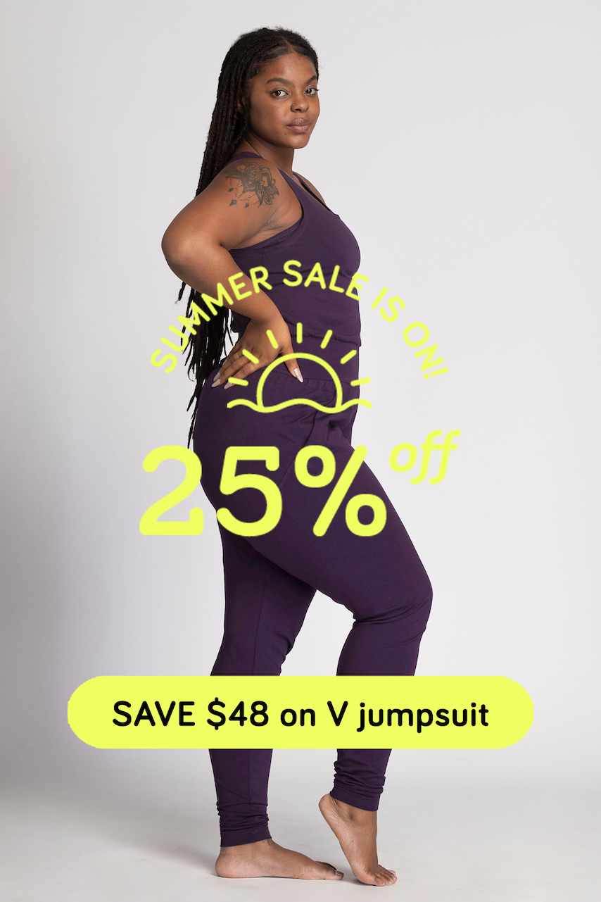 V back MODAL jumpsuit for women. Eco friendly - shop now