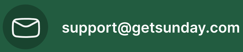 support@getsunday.com