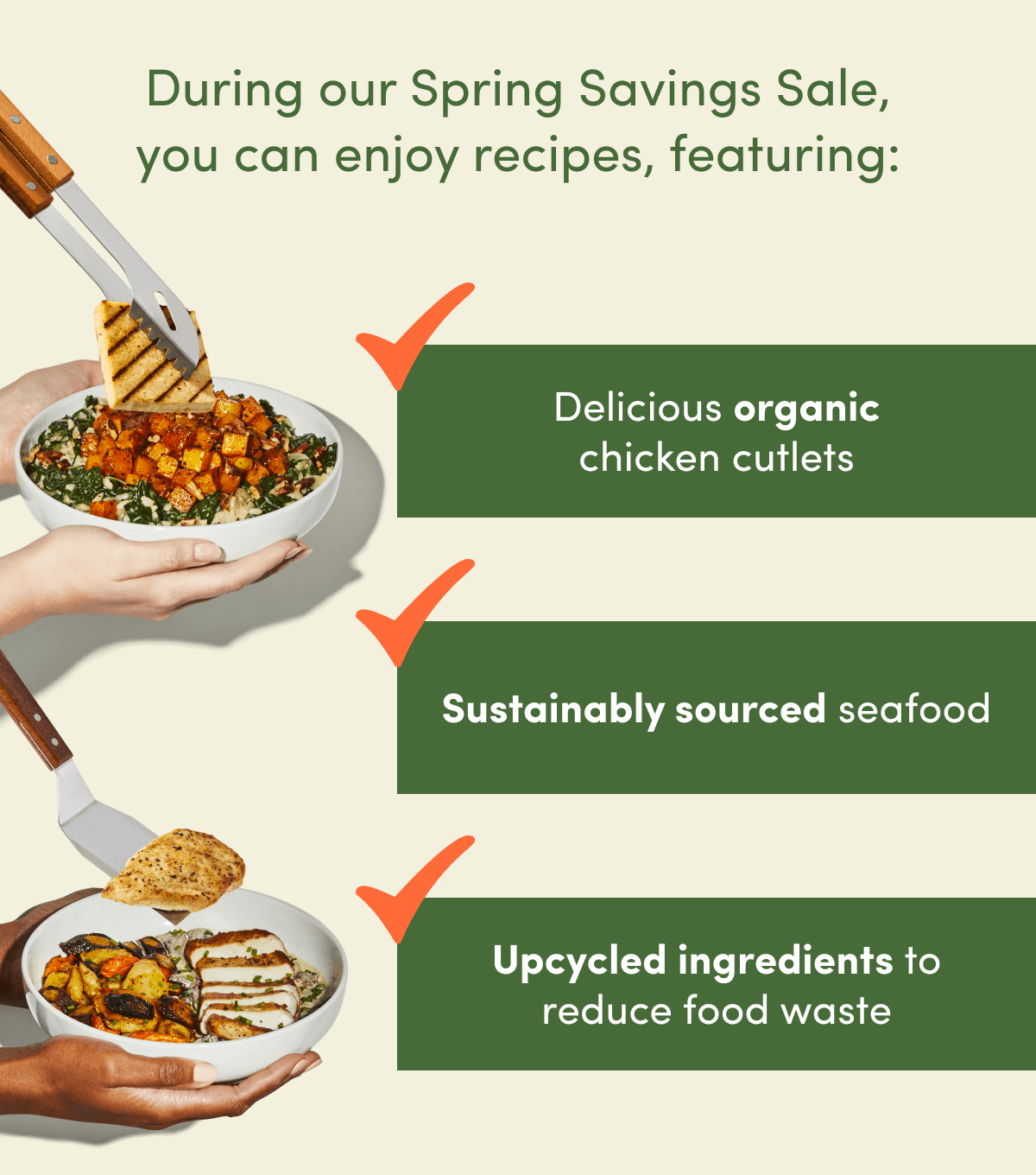 SPRING FLASH SALE! GET 55% off your first box + 20% off next two months