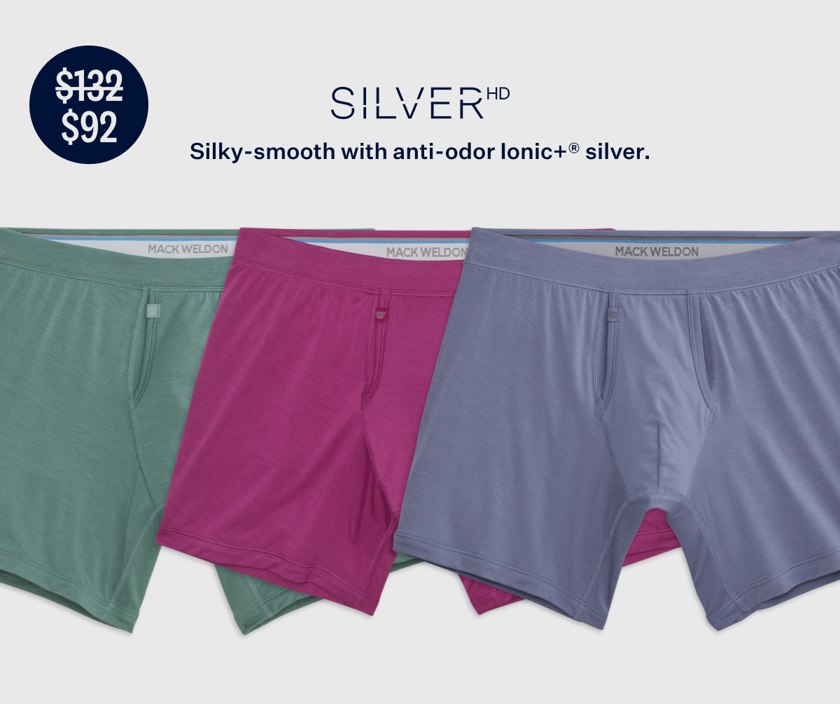 3-Pack SILVER HD Boxer Brief