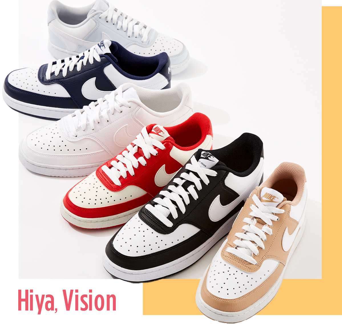 Hiya, Vision | A Diverse Collection of Nike Court Vision Sneaker Styles