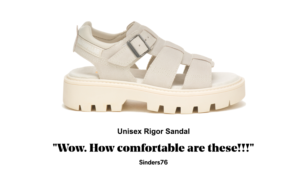 CAT - Unisex Rigor Sandal - 'Wow. How comfortable are these!!!' Sinders76