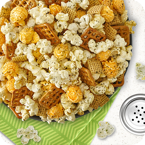 Zesty Cheddar Ranch Popcorn