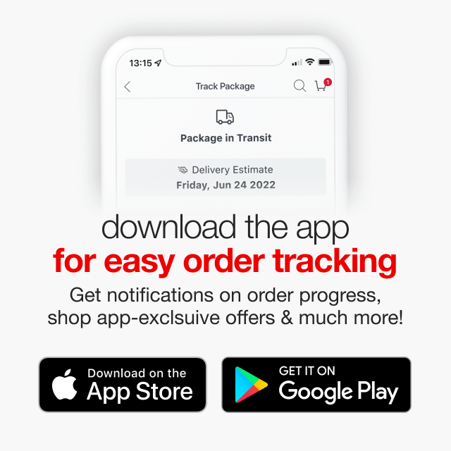 download the app and track your order