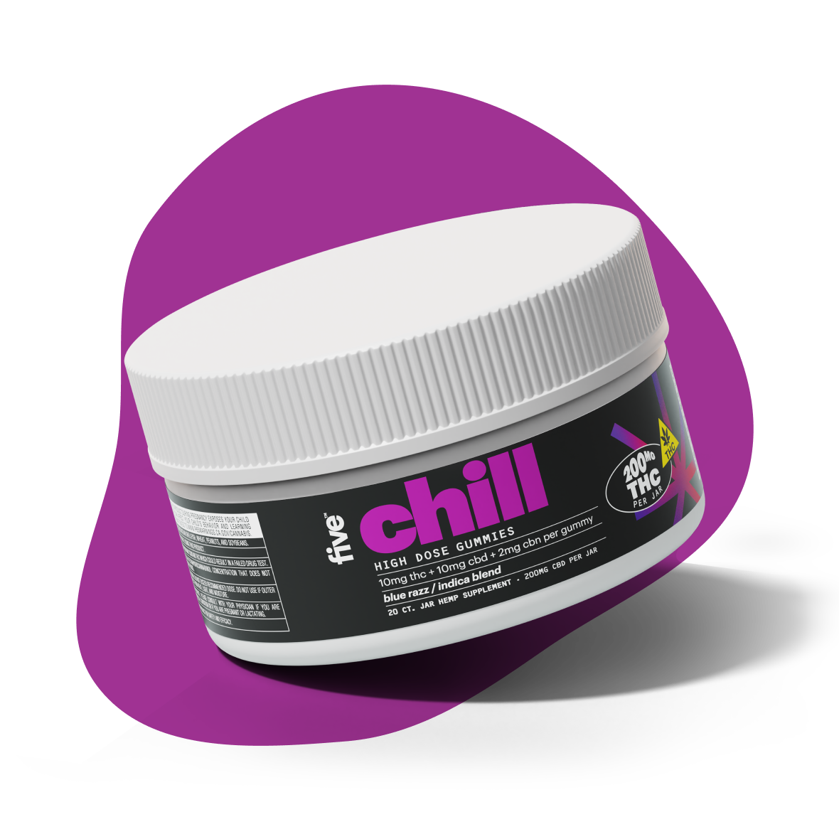Image of indica chill delta-9 thc mood gummies