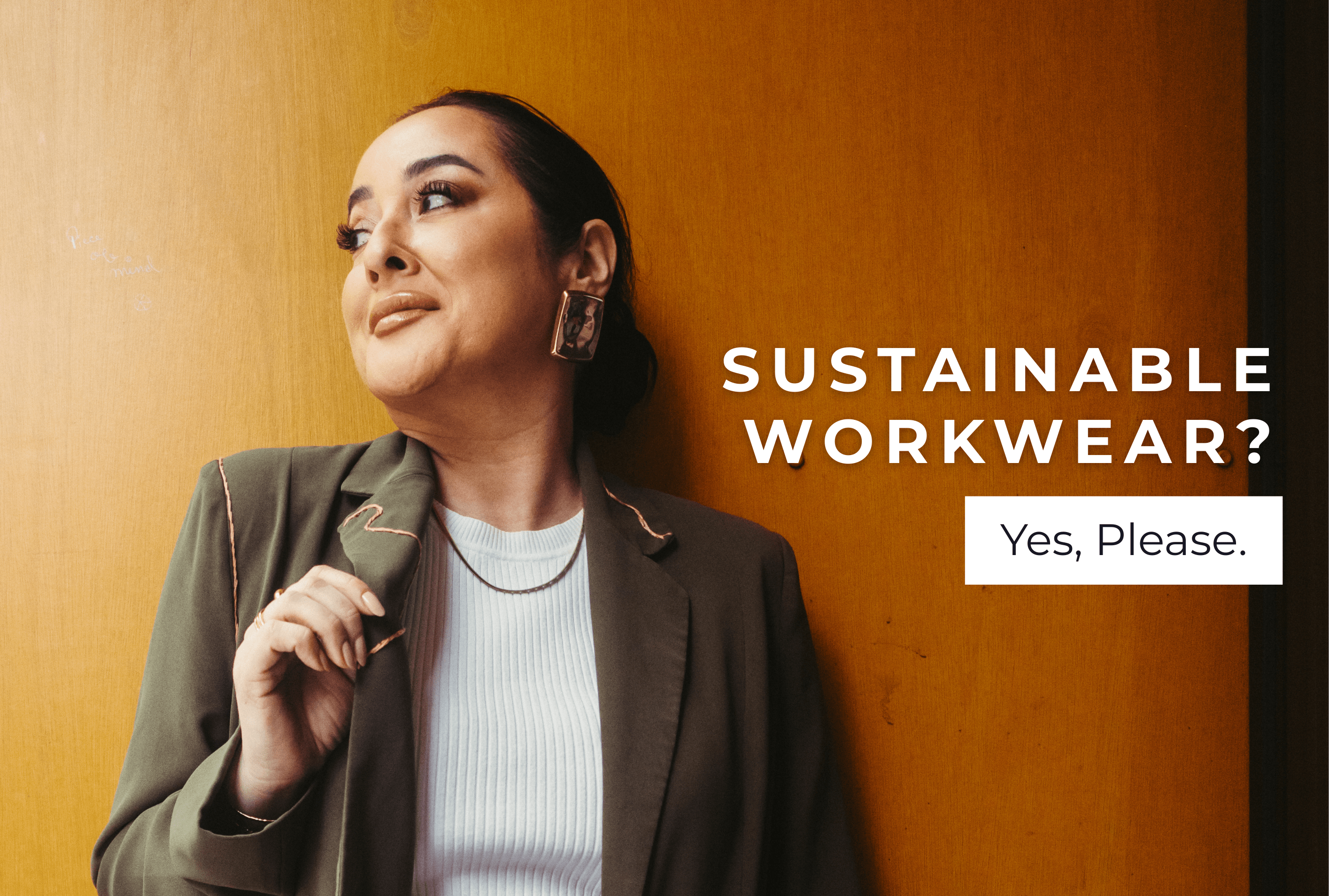 sustainable workwear? yes, please!