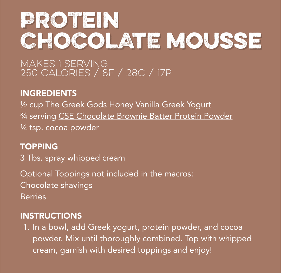 Protein Chocolate Mousse