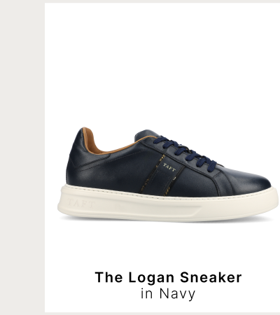 The Logan Sneaker in Navy