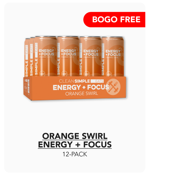 Orange Swirl Energy + Focus