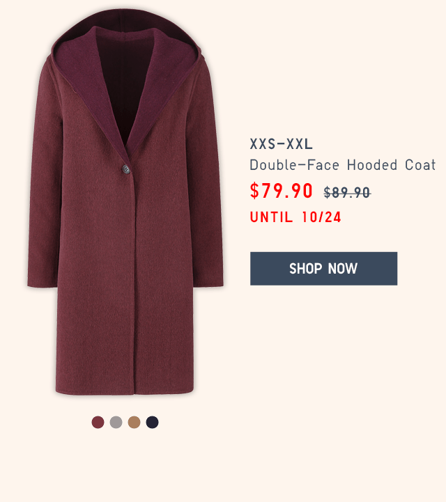 BODY1 PDP2 - WOMEN DOUBLE-FACE HOODED COAT