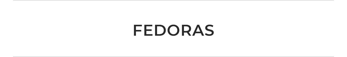 Shop Fedoras