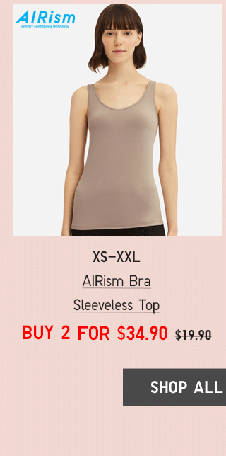 BODY10 - WOMEN AIRISM BRA SLEEVELESS TOP