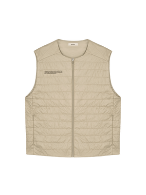 Flower-Warmth Lite Gilet—Wheat Beige