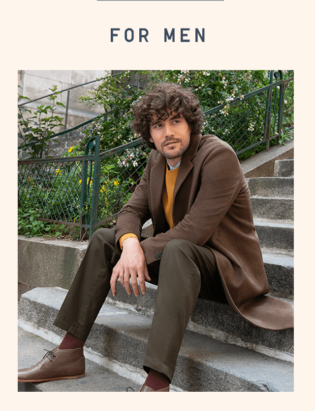 BODY2 - MEN WOOL CASHMERE CHESTERFIELD COAT