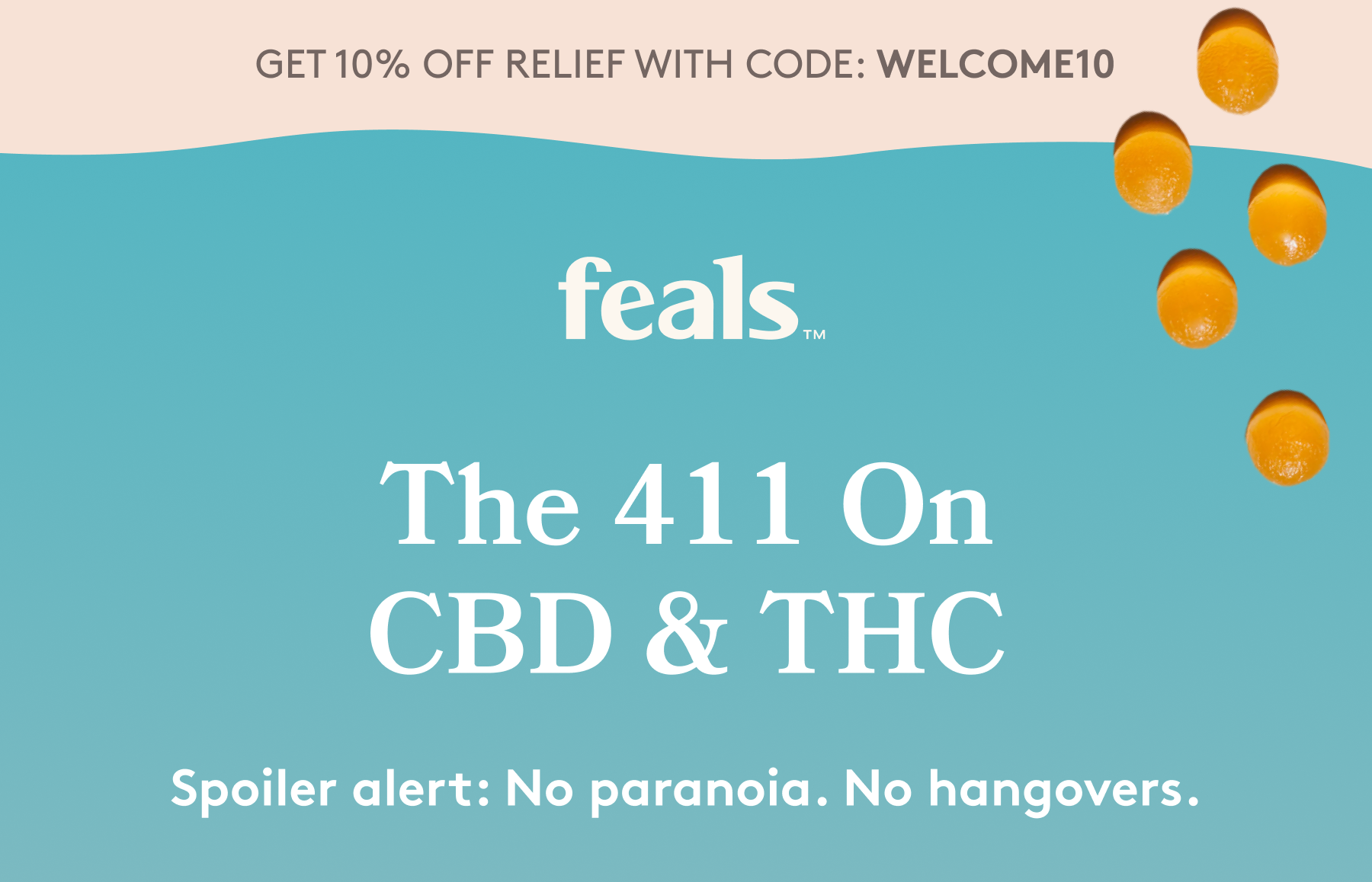 feals | The 411 On CBD & THC | Spoiler alert: No paranoia. No hangovers.