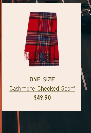 BODY1 PDP2 - WOMEN CASHMERE CHECKED SCARF