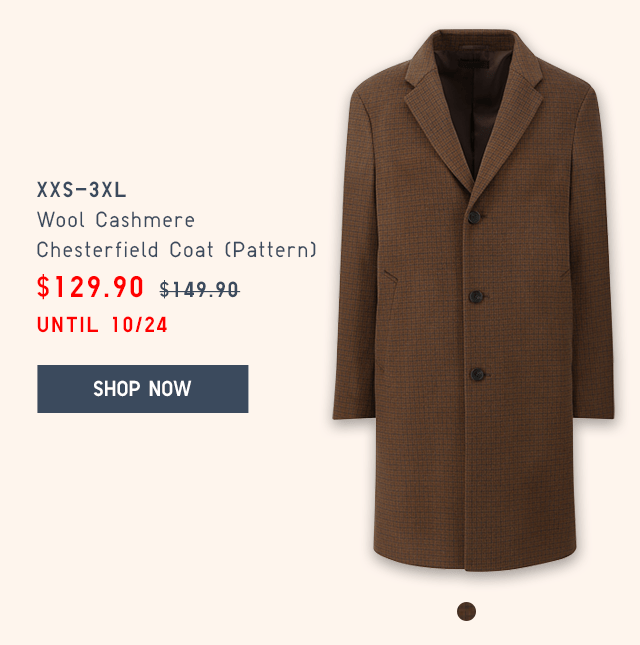 BODY2 PDP1 - MEN WOOL CASHMERE CHESTERFIELD COAT