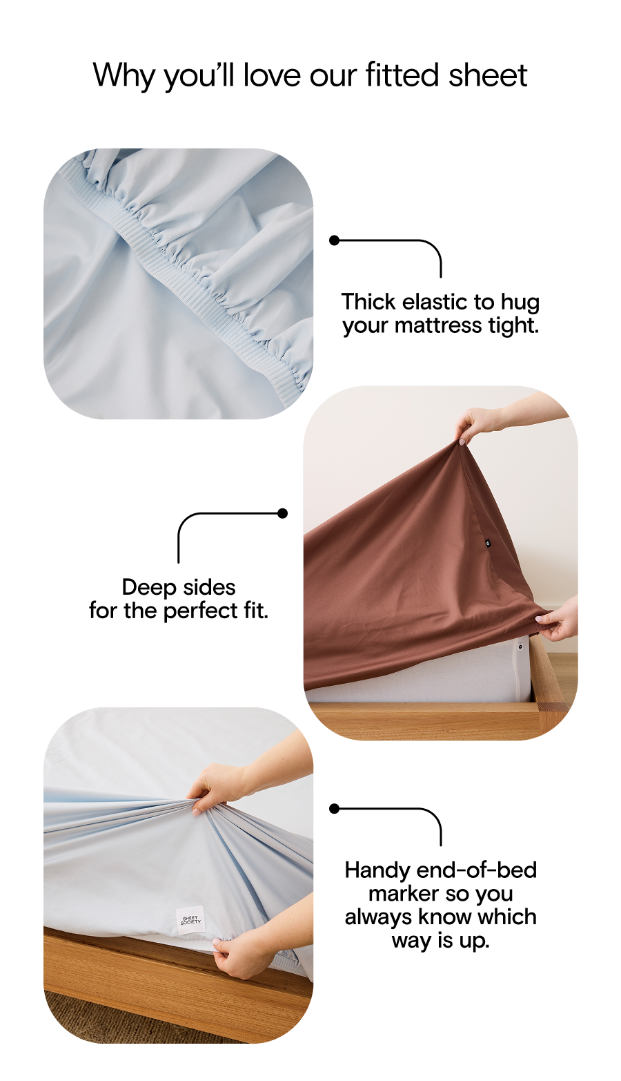 Why you'll love our fitted sheet