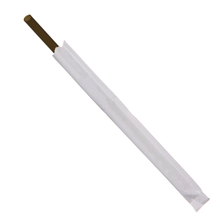 7.75in PLA Straw, Wrapped, Brown