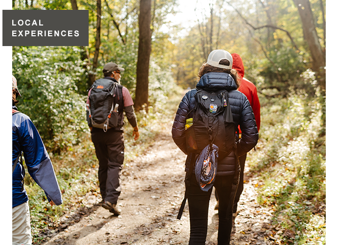 LOCAL EXPERIENCES. REI night hike under the stars
