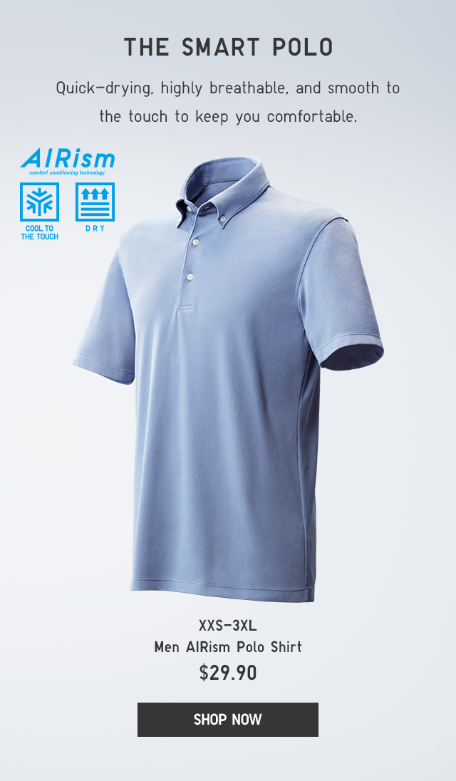 BODY2 - MEN AIRISM POLO SHIRT