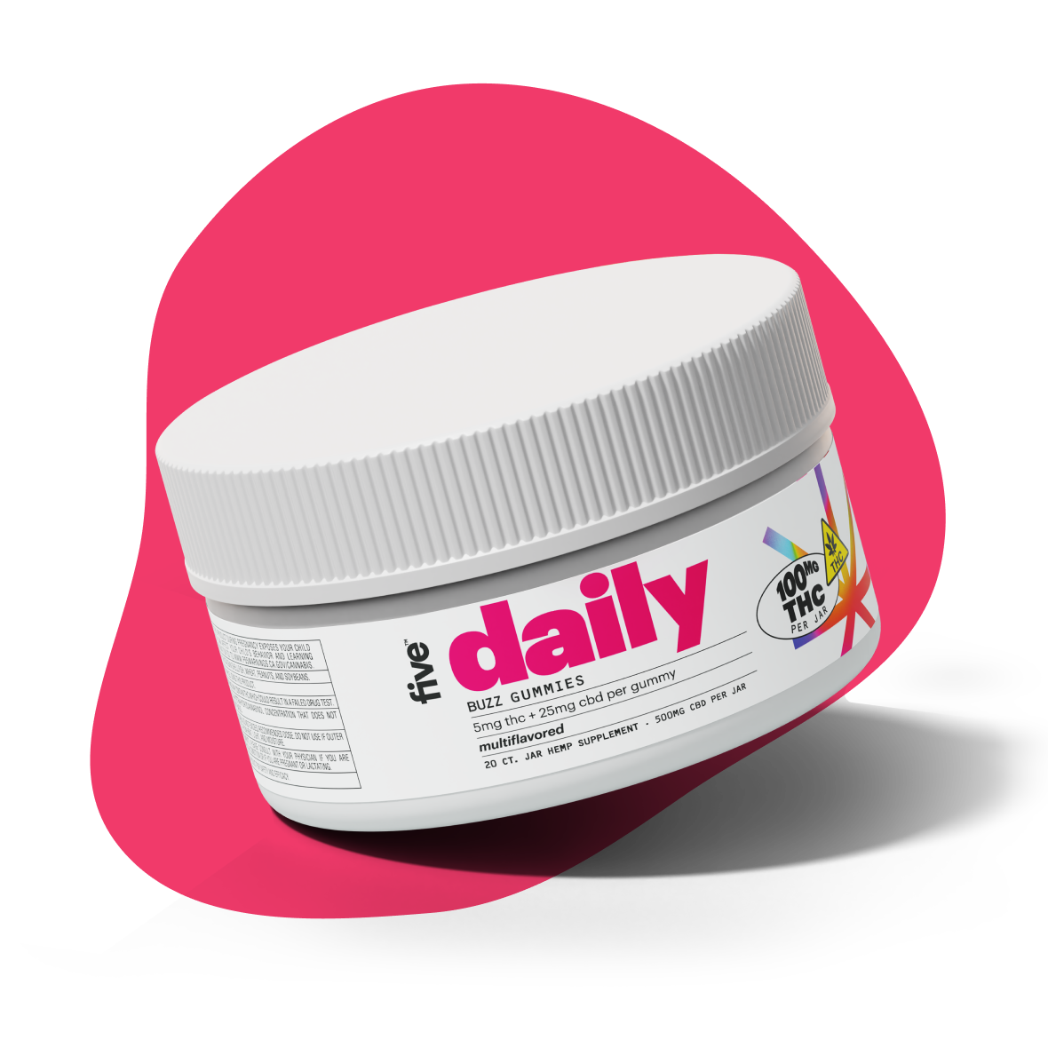 Image of daily buzz cbd + thc gummies